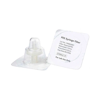 Фильтрующая насадка, d пор 0,22 мкм, d мембраны 25 мм, полиэфирсульфон (PES), стерильные, 50 шт., ALWSCI Technologies