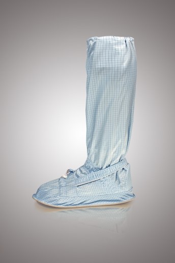 Бахилы для чистых помещений, высокие, на твердой подошве из износостойкого листового материала, без молнии Фото 5