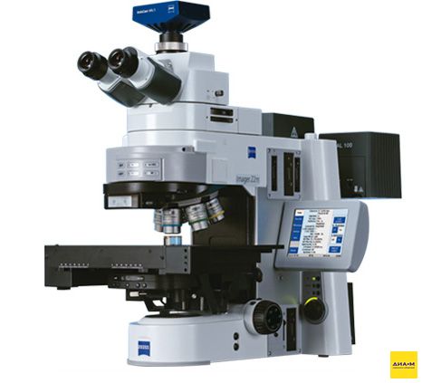 Микроскоп Axio Imager 2, прямой, ахромат, СП, ТП, ФК, ДИК, поляризация, люминесценция, 10х/20, 10х/23, 16х/16