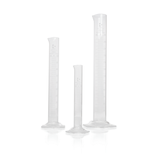 Цилиндр мерный, 2000 мл, класс В, ц.д. 20,0 мл, БС, линейная градуировка, шестигранное основание, 1 шт./уп., Duran (DWK)