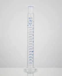 Цилиндр мерный, класс А, 100,0 мл, ц.д. 1,0 мл, шлиф 24/29, БС, градуировка, шестиугольное основание, соответствует стандарту DIN EN ISO 4788, с сертификатом идивид. работы, пробка полиэтиленовая, 1 шт./уп., Glasscolab, Индия