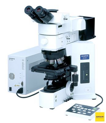 Микроскоп BX-61, прямой, СП, ТП, ФК, ДИК, поляризация, флуоресценция, от 1.25х до 100х
