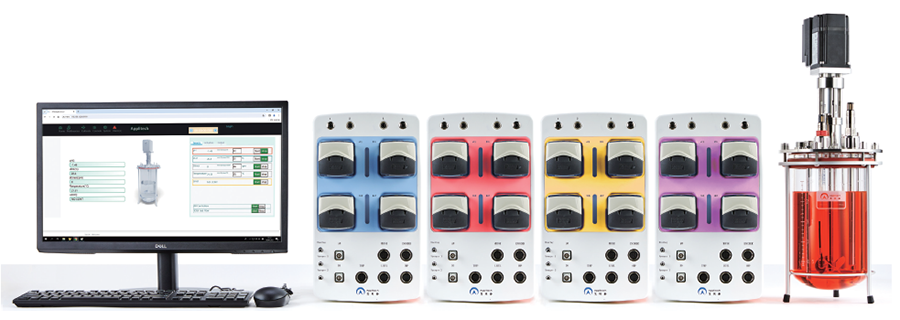 Биореакторы серии AbioBundle M — классические лабораторные установки малого объёма обеспечивают высокую точность при масштабировании процессов.