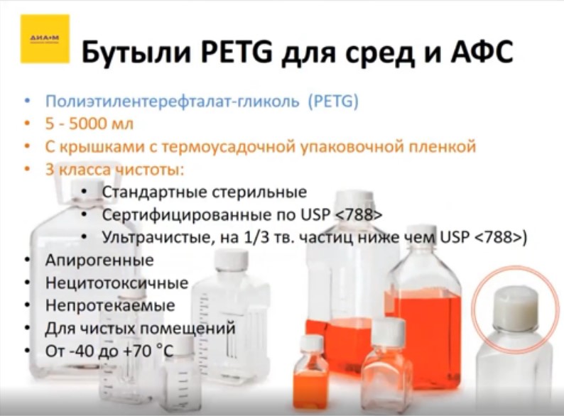 бутыли PETG