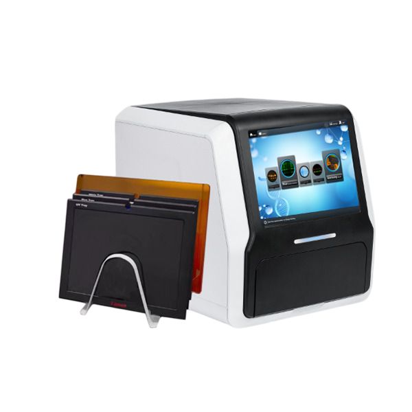 Гельдокументирующая система MINI Space 3000, тачскрин, лоток белого, синего, УФ света, мультиплексная флуоресценция, Tanon