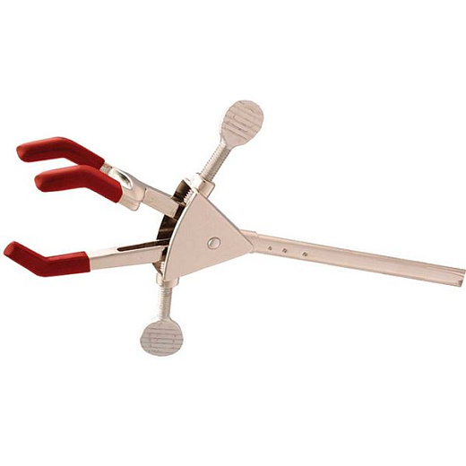 Зажим штативный, 3 лапки, двойная регулировка, длина 305 мм, D/d 13 / 0-105 мм, никелированный, CLM-MLTEX3DZL, Ohaus