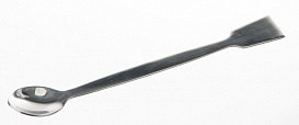 Ложка химическая двухсторонняя, длина 120 мм, ложка 31×23, лопатка 30×20 мм, никель 99,5%