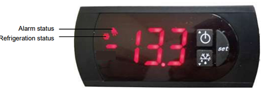 Морозильник для транспортироки, 15 л, -40 … -80 °C, DW-80WZ15, панель управления