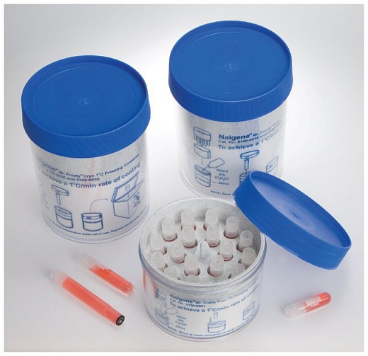 Штатив для замораживания криопробирок 4,5-5 мл, 12 мест, скорость замораживания 1 °C/мин, Mr. Frosty Фото 1