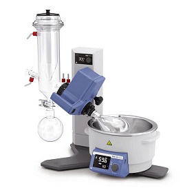 Испаритель роторный RV 8, вертикальный холодильник для охлаждения сухим льдом, комплект стекла с покрытием, баня, ручной лифт, IKA