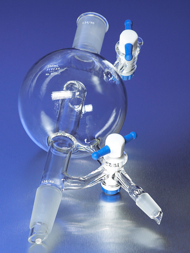 Дистиллятор стеклянный для поддержания уровня свободного кислорода в растворах, 250 мл, 1 шт.