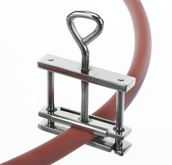 Зажим винтовой с защелкой упрочненный, тип Hoffman, Bochem