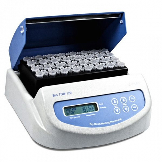 Термостат твердотельный, термоблок А-53, 21×0,5 мл + 32×1,5 мл,  TDB-120
