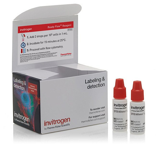 Набор SYTOX AADvanced  Ready Flow Reagent, для проточной цитометрии, 2х2,5 мл, 120 тестов