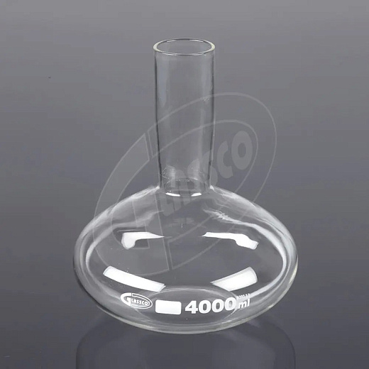 Колба Хавкина 4000 мл, стекло, до 500 °С, 1 шт/уп, Glassco, Индия