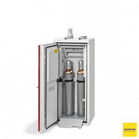 Шкаф для газовых баллонов, 6×1 л или 2×10 л, 90 мин, левая дверь Supreme+S
