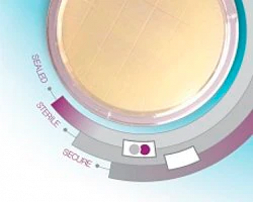 Контактные чашки Петри 90 мм с декстрозным агаром Сабуро и лецитином, полисорбатом 80, тиосульфатом натрия, L-гистидином, c индикатором VHP, в тройной упаковке, Oxoid, 10 шт./уп., 10 уп./кор.