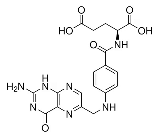 Фолиевая кислота, для биохимии, 94,0-101,0%, 25 г, CDH, Индия
