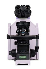 Микроскоп Magus Bio 270T, прямой, тринокуляр, СП, планахромат 4×, 10×, 40×, 100× (вид спереди)