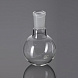 Колба круглодонная, 100 мл, d 64 мм, высота 100 мм, шлиф 14/20