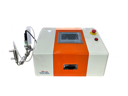 Гомогенизатор - микрофлюидизатор высокого давления до 10 л/ч, до 1300 бар, YC-MH10,  Yocell, Китай (вид спереди)