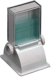 Диспенсер для предметных стекол, на 50 стекол, АБС-пластик, Heinz Herenz