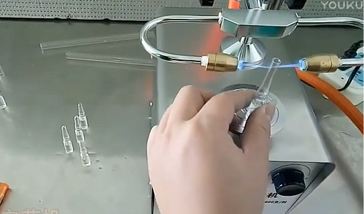 Запаивание ампул с RF-1