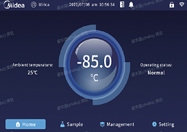Дисплей морозильника до -86 °С, 458 л, сенсорный экран, MD-86L458T, Midea