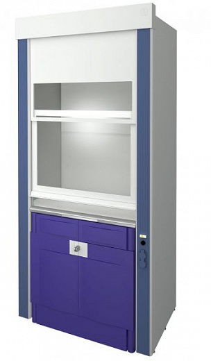 Шкаф вытяжной для работы и хранения ЛВЖ, ширина 120 см, Fridurit 20 мм, без тумбы Justrite