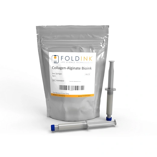 Биочернила Col/SA 50 мг/мл коллагена и альгинат натрия