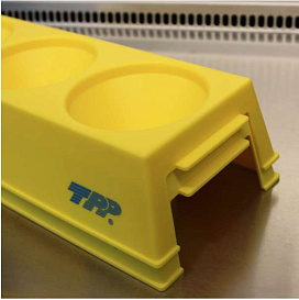 Штатив для пробирок, d 98 мм, 3 места, полипропилен, 1 шт./уп., 6 шт./кор.