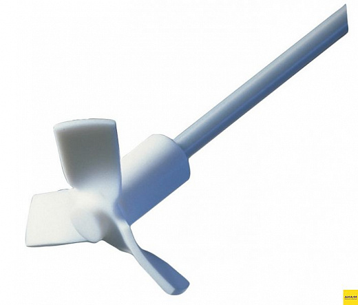 Перемешивающий элемент пропеллерный, 3 закрепленные лопасти, d 75 мм, длина 350 мм, PTFE, PR 39