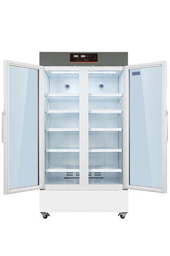 Холодильник +2…+8 °С, 1006 л, две стеклянных двери, индикация влажности, MС-5L1006, Midea