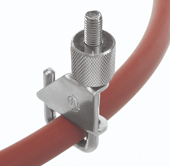 Зажим с алюминиевым винтом, оцинкованный, Bochem