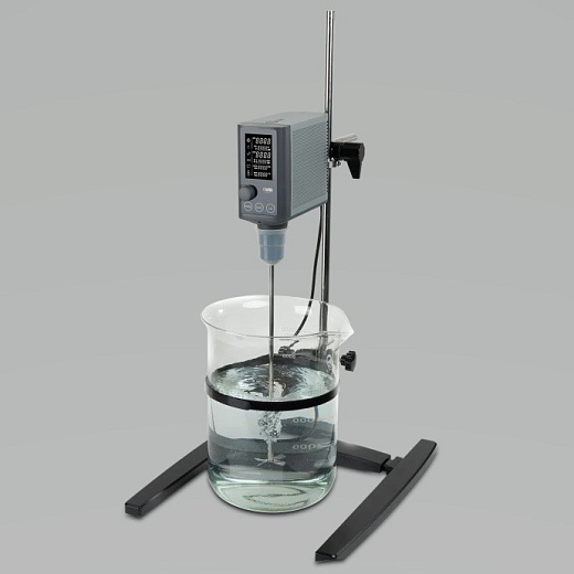 Мешалка верхнеприводная, до 50 л по воде, до 2200 об/мин, OS-T60-Plus, DLab, Китай