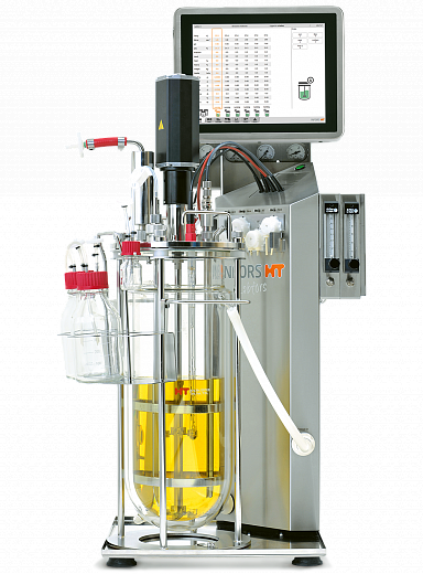 Биореактор бактериальный, стеклянные сосуды 2 л, 3,6 л, 7,5 л или 13 л (на выбор), контроль 24 параметров, Labfors 5