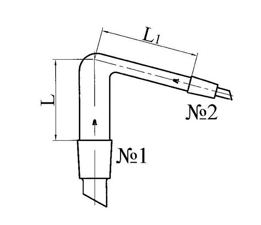 Изгиб под углом 75º, И<75º 2К-14/23-14/23, ГОСТ 25336-82, Россия
