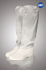 Бахилы для чистых помещений, высокие, на твердой подошве, без молнии Фото 1