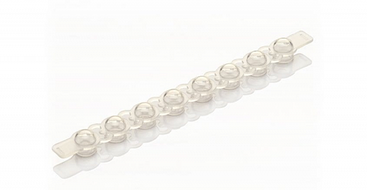 Крышки для пробирок в стрипах, 0,2 мл, 1×8, MicroAmp, выпуклые, бесцветные, 1500 шт./уп.