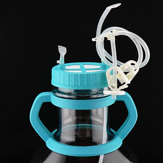 Колба высокопроизводительная Томсона 5000 мл, PC, вентилируемая крышка с портами и трубками, стерильная, , 1 шт./уп., 4 уп./кор.