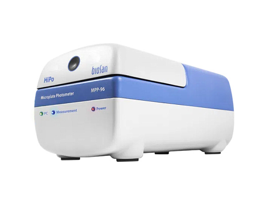 ИФА-фотометр, 405, 450, 492, 620 нм, планшеты и стрипы, HiPo MPP-96