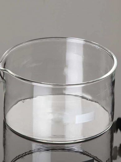Чаша кристаллизационная, стекло, 100 мл, 70×40 мм, с носиком, Gassco