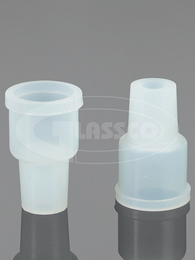 Муфта переходная силиконовая, с зазубринами, Glassco