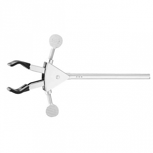 Зажим штативный, круглый захват, двойная регулировка, длина 127 мм, D/d 11 / 0-75 мм, нержавеющая сталь, CLM-MULTI2DSM, Ohaus