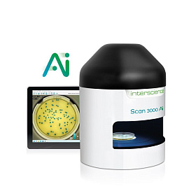 Счетчик колоний автоматический, цветной, размер колоний 0,03 мм, Scan 3000 АI, Interscience