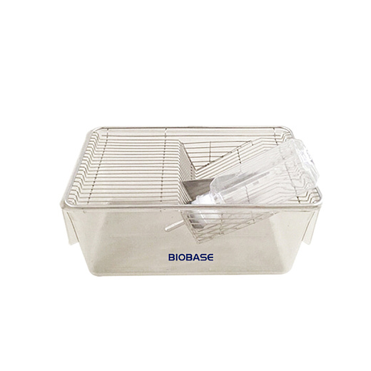 Клетки для животных, полипропилен, 545×395×200 мм, с крышкой и поилкой, 50 шт.