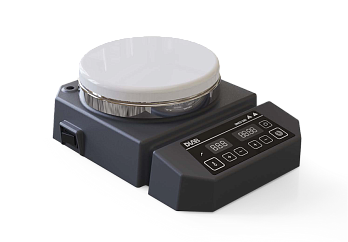 Мешалка магнитная, объём по воде 5 л, d платформы 135 мм, нагрев до 280 °С, 50-1500 об/мин, DMS5-280, DLab, Китай