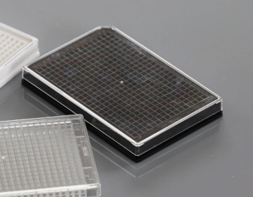 Планшеты культуральные 384-лун., необработанные, плоскодонные, черные, стерильные