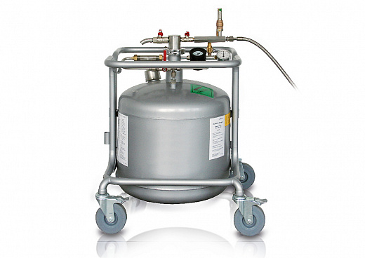 Система автозаполнения с LN2 сосудом и предохранительным клапаном, Retsch