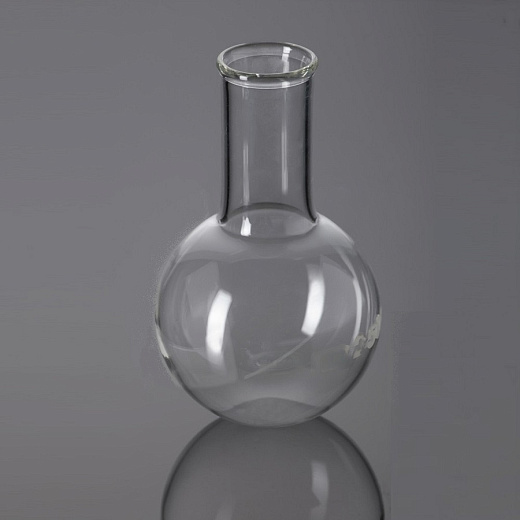 Колба круглодонная, 25 мл, цилиндр. горловина 18 мм, 1 шт